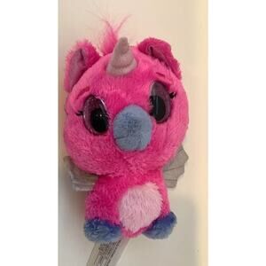 Hatchimals Plush Pink Unicorn Owl With Silver Wings Stuffed Animal Soft Toy